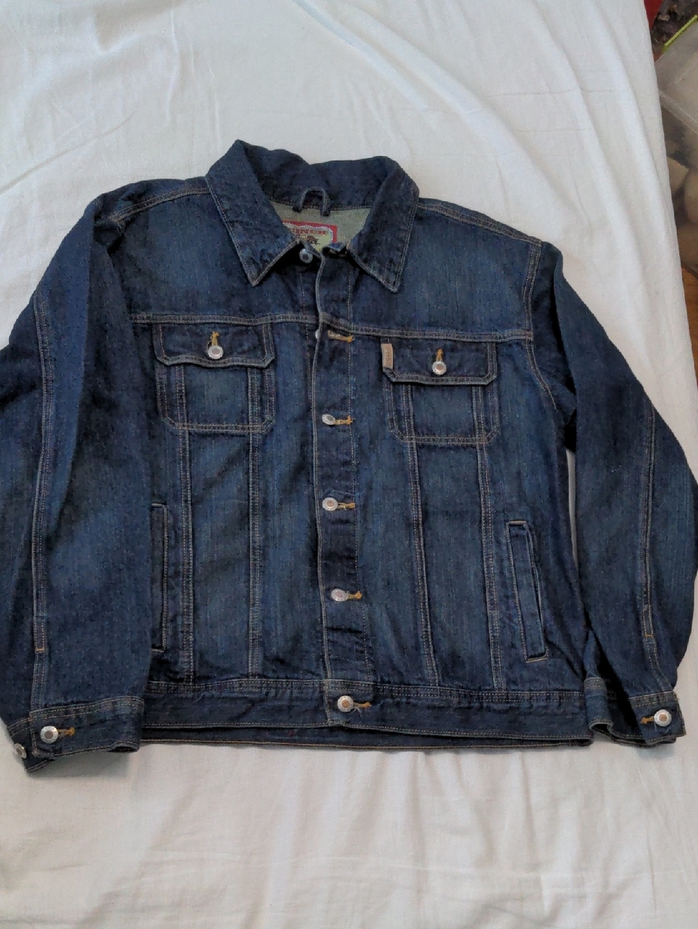 Cinch Classic Cowboy Collection Classic Jean Jacket Size Large